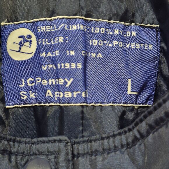 JC Penny Ski Apparel Size Large, Color Blue - Picture 5 of 8